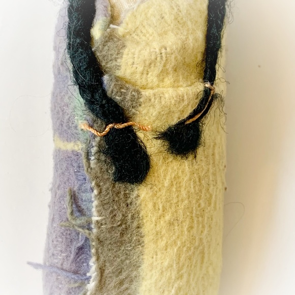 VTG Native American Indian Skookum Style Stuffed Blanket Wrap Doll - Picture 7 of 12